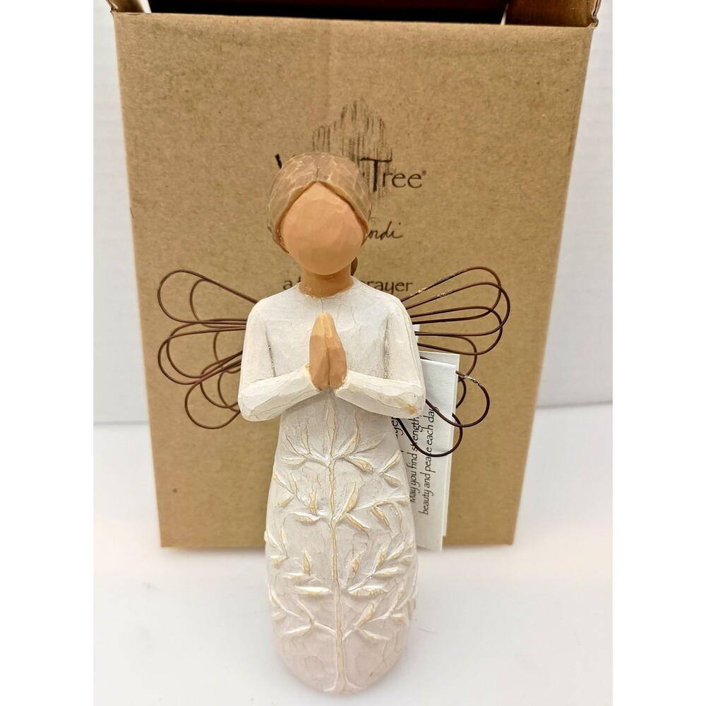 Willow Tree Angel Figurine “A Tree, A Prayer” 2005 Susan Lordi DEMDACO Rare